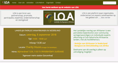 Desktop Screenshot of loa-platform.nl